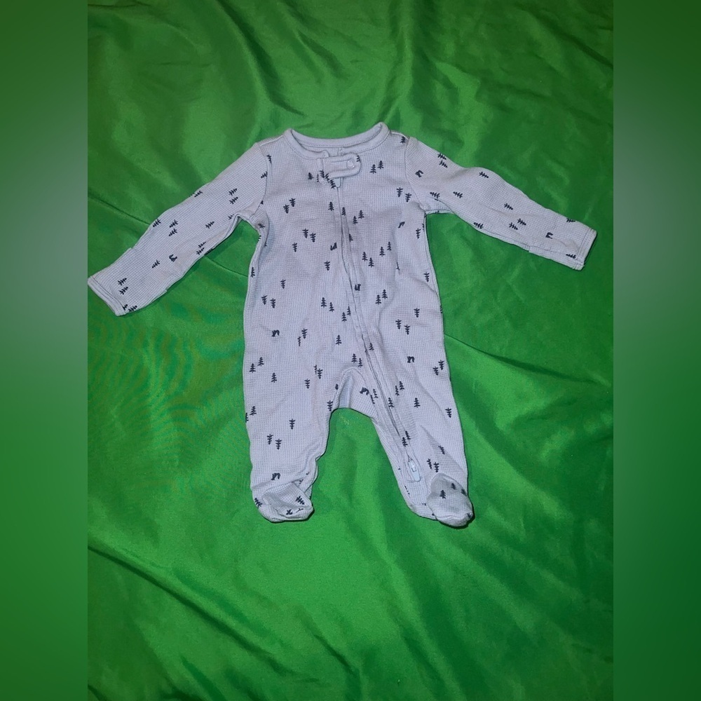 Carter's Blue Footie size Newborn